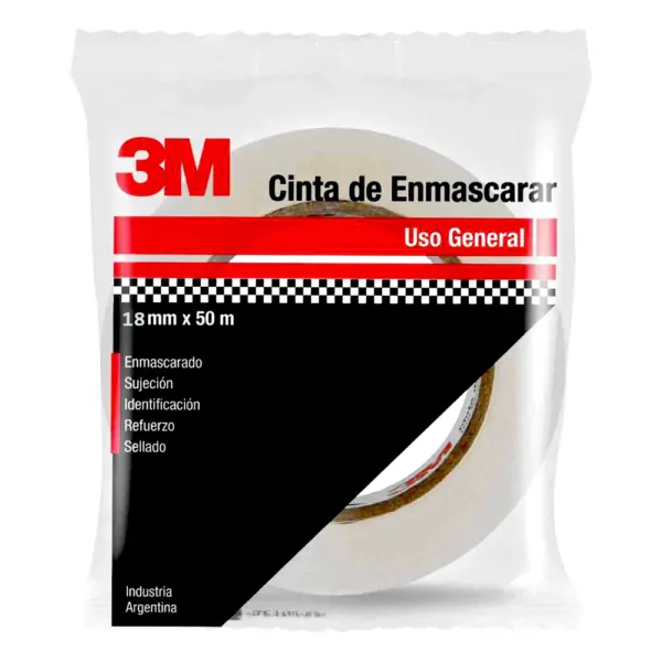 Cinta De Enmascarar 3M 18mm X 50mts