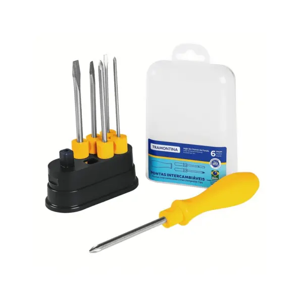 Juego Destornillador Punta Cambiable TRAMONTINA Master 6Pz