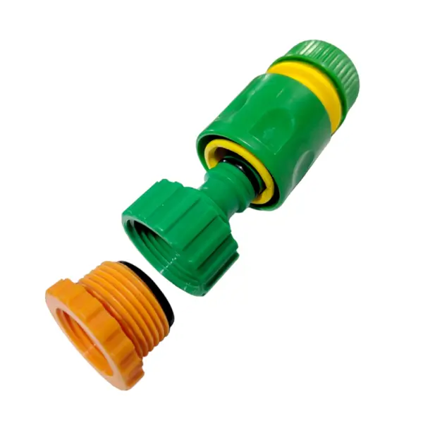 Acople Rapido PVC Para Manguera 1/2 - 3/4