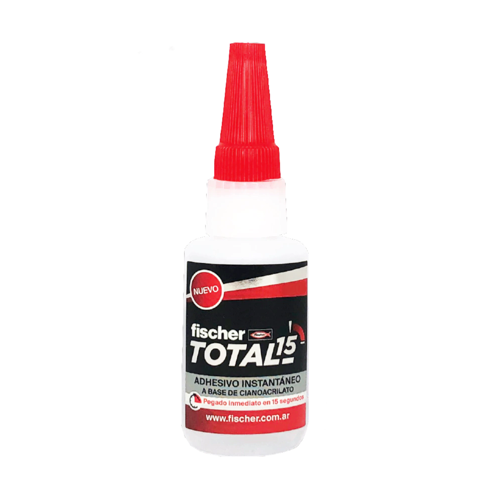 Adhesivo Instantaneo FISCHER Total 15 20Gr.