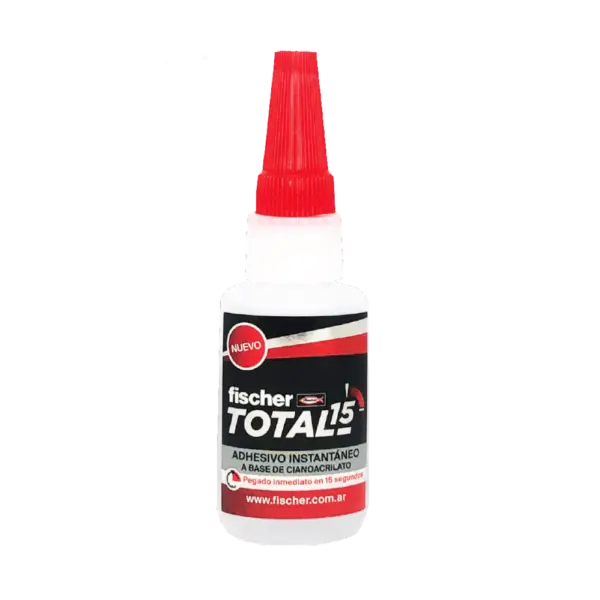 Adhesivo Instantaneo FISCHER Total 15 10Gr.