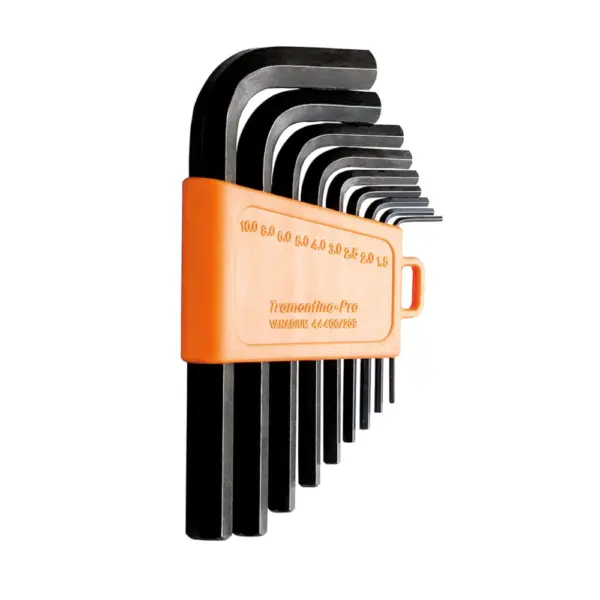 Juego De Llaves Allen 9 Piezas Metrica TRAMONTINA Pro Cortas