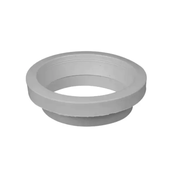 Aro Base De Goma Para Inodoro Blanco