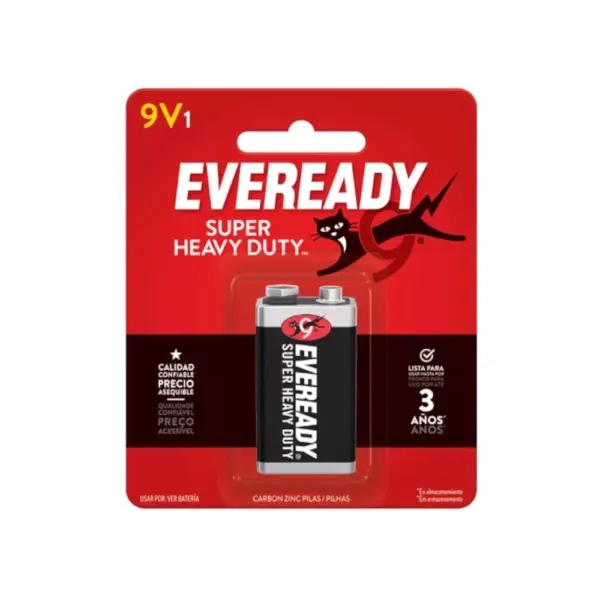 Bateria Carbon Zinc 9V EVEREADY