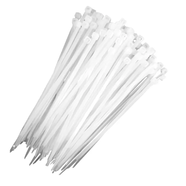 Bolsa De Precinto Nylon Blanco 4.8mm X 20cm 100 Unidades