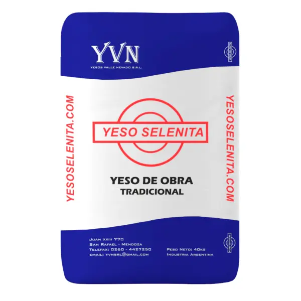 Bolsa Yeso De Obra SELENITA 40Kg