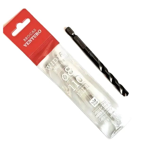 Broca De Widia 8mm Venturo Encastre Exagonal