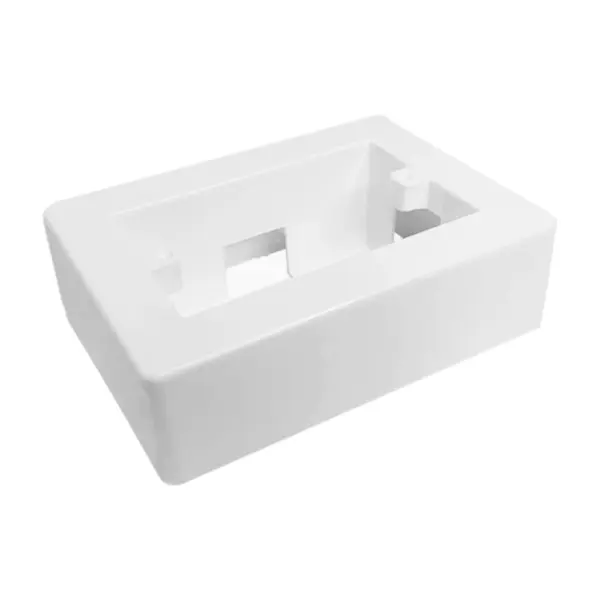 Caja Exterior Mini P/Cable Canal Blanco KALOP