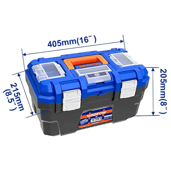 Caja De Herramientas 16" Cierre Metal WADFOW