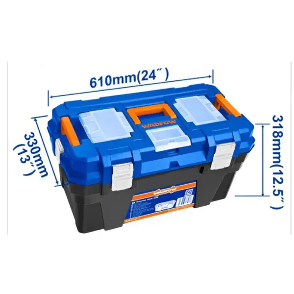 Caja De Herramientas 24" Cierre Metal WADFOW