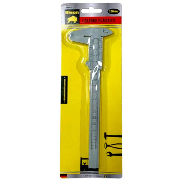 Calibre Plastico BISON 150mm