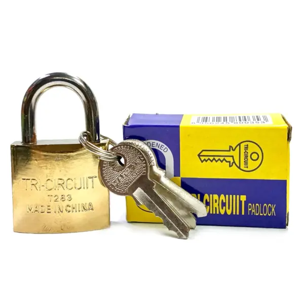 Candado Bronceado 32mm TRI CIRCUIT