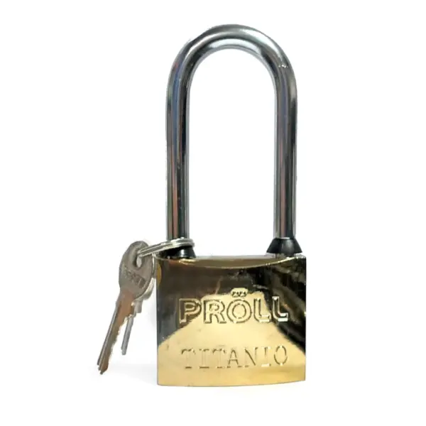Candado Bronceado PROLL 50mm aro largo