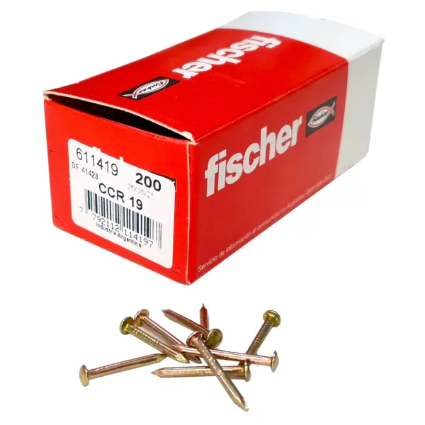 Clavo Cabeza Redonda FISCHER CCR19 X 200 Unidades