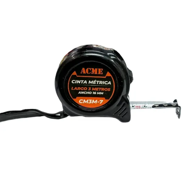 Cinta Metrica Cuerpo Plastico 3mts ACME