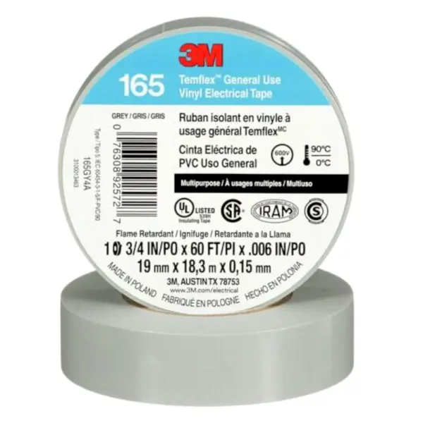 Cinta Aisladora 3M Temflex 19 x 9mm Blanco