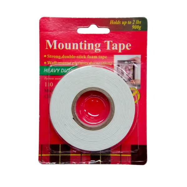 Cinta Doble Contacto Mounting Tape 12mm X 3Mts 1mm