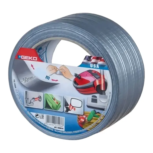 Cinta Duct Tape 50mm X 10Mts GEKO Gris