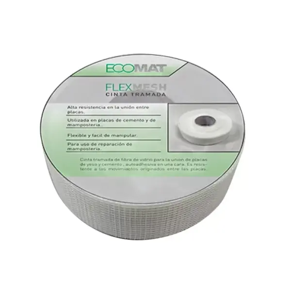 Cinta Tramada Blanca 5cm X 45mts ECOMAT