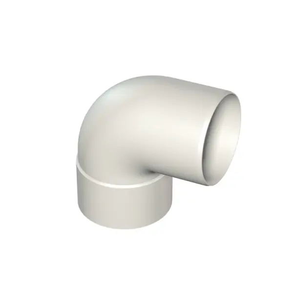 Codo 115mm A 87° Blanco PLUVITUBO