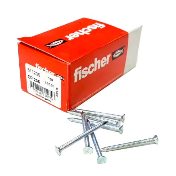 Clavo De Acero Fischer Cp235 X 100 Unidades