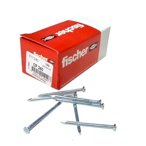 Clavo De Acero FISCHER Cp240 X 100 Unidades