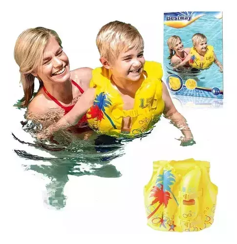 Flotador Bestway Chaleco Salvavidas Tropical 41x30 Cm