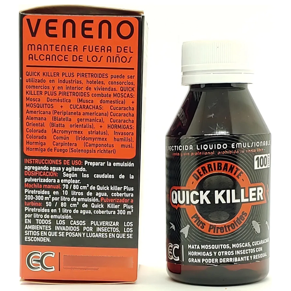 Insecticida Derribante QUICK KILLER 100Cm