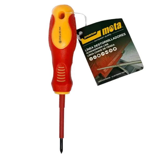 Destornillador Aislado Phillips Ph0 X 60mm MOTA