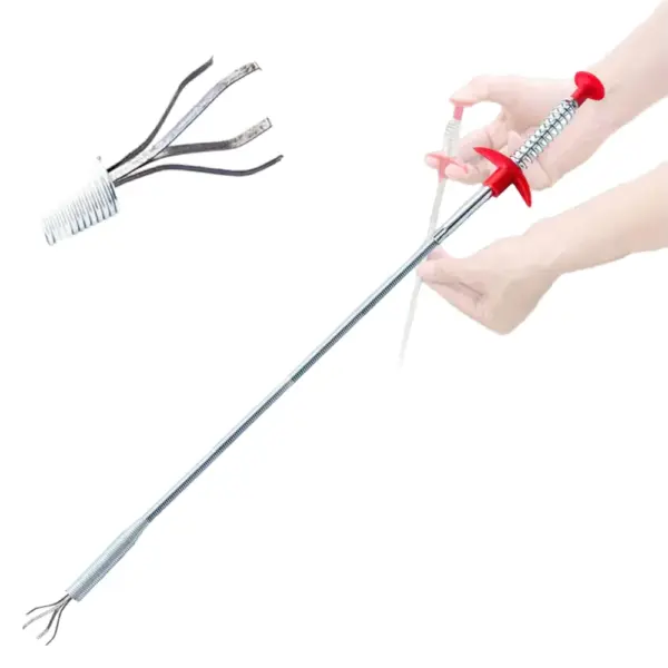 Cinta Destapa Caño Pesca Tuerca Con Agarradera 1Mts