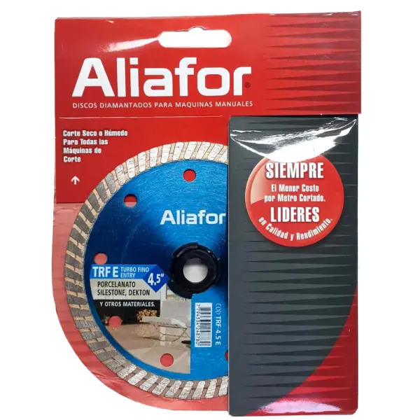 Disco Diamantado Turbo Fino ALIAFOR Entry Porcelanato