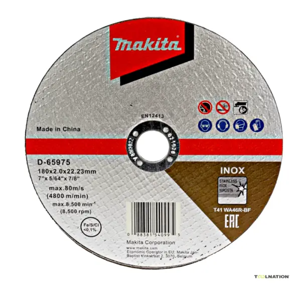 Disco De Corte MAKITA 180 x 2mm