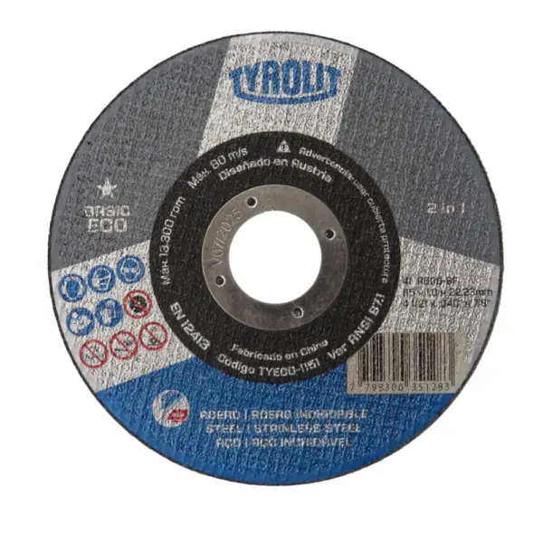 Disco De Corte TYROLIT Basic 115 x 1.6mm