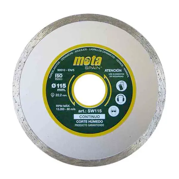 Disco Diamantado Continuo MOTA SW115
