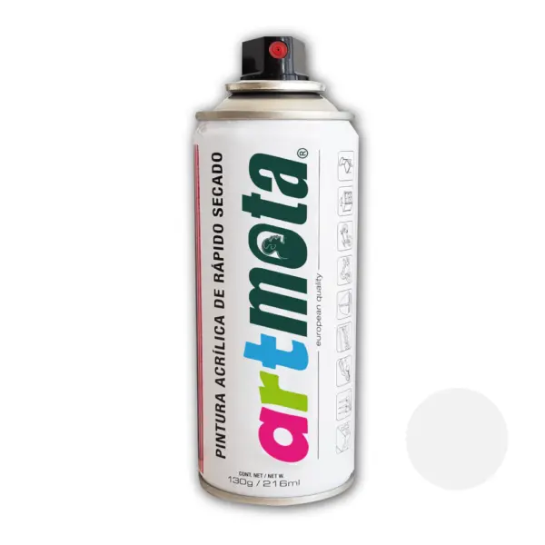 Aerosol ARTMOTA Blanco Brillante 216ml La04