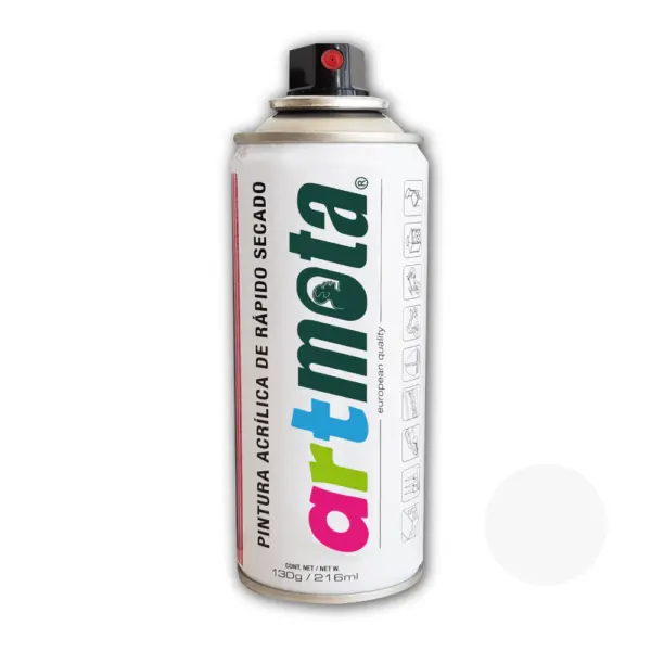 Aerosol Blanco Mate MOTA Art 216ml LA05