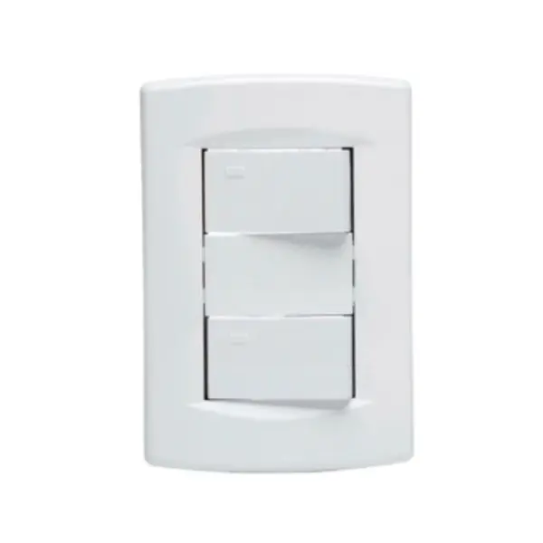 Llave De Luz Armada 2 Llaves 10A SICA Blanca