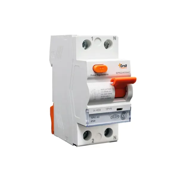 Disyuntor Diferencial GRALF 1P+N 25A 30Ma 10Ka