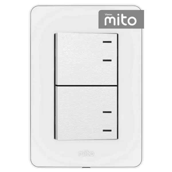 Llave De Luz Armada 2 Puntos VERONA MITO