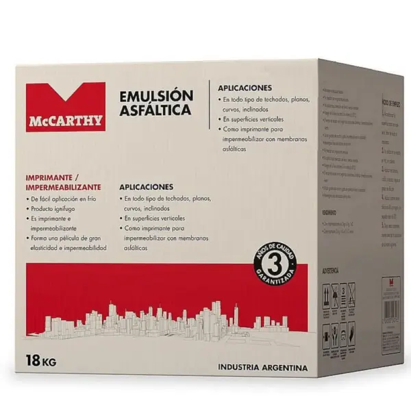 Emulsion Asfaltica 18Kg MC CARTHY