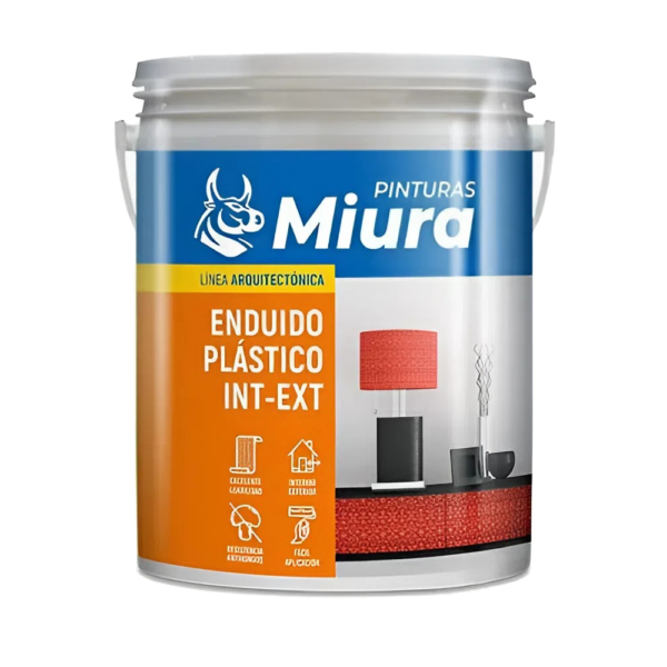 Enduido Plastico Miura Interior Exterior 1L
