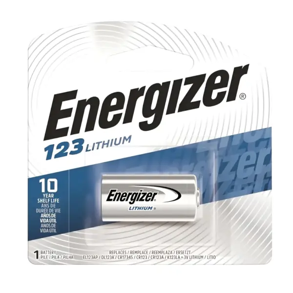 Pila ENERGIZER 123 Litio