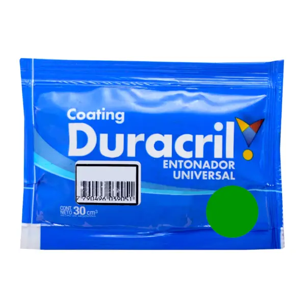 Entonador Universal DURACRIL Verde Claro 30cc