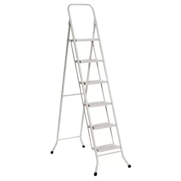 Escalera Metalica 6 Peldaños Antideslizante