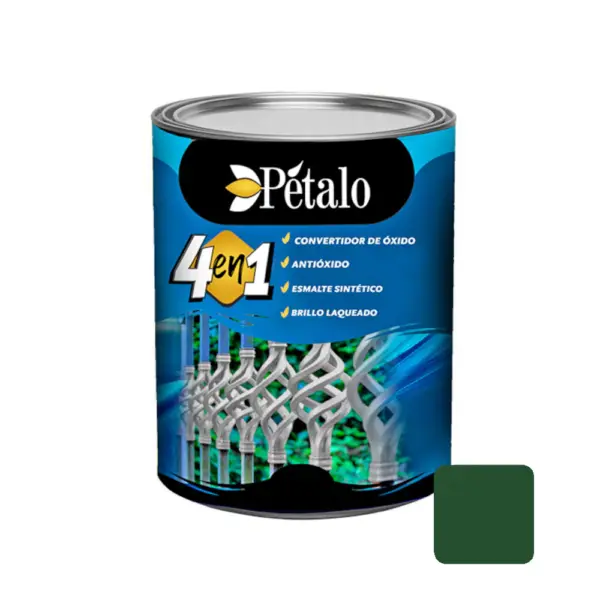 Esmalte Sintetico Petalo 4 En 1 Verde 1Lt