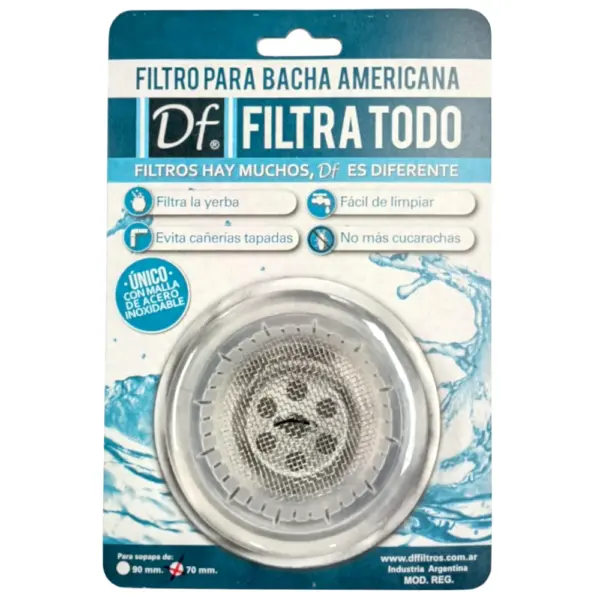 Filtro Para Bacha Americana 70mm