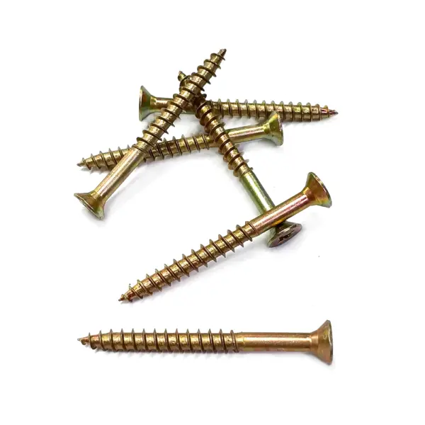 Tornillo Para Madera 6 X 60mm Dorado Phillips