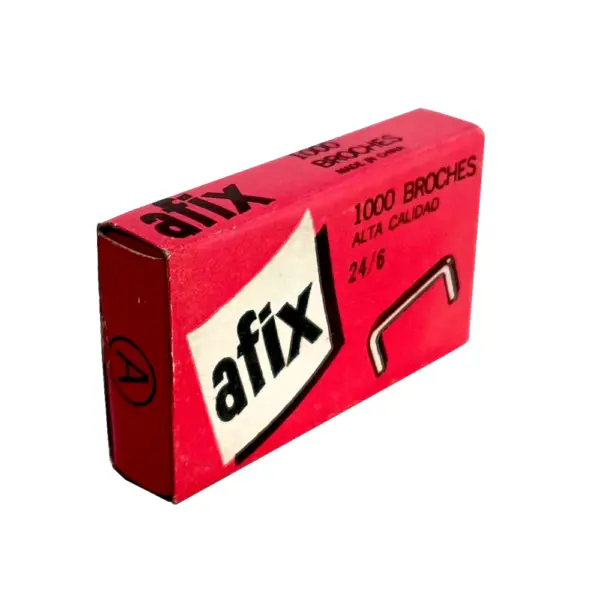 Grampas AFIX 6mm 1000 Unidades