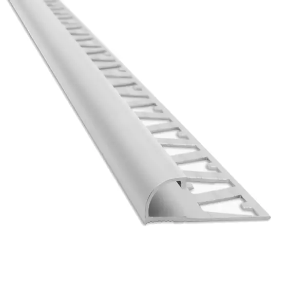 Guardacanto Bullnose Aluminio Ceniza ATRIM 2.5Mts 5576