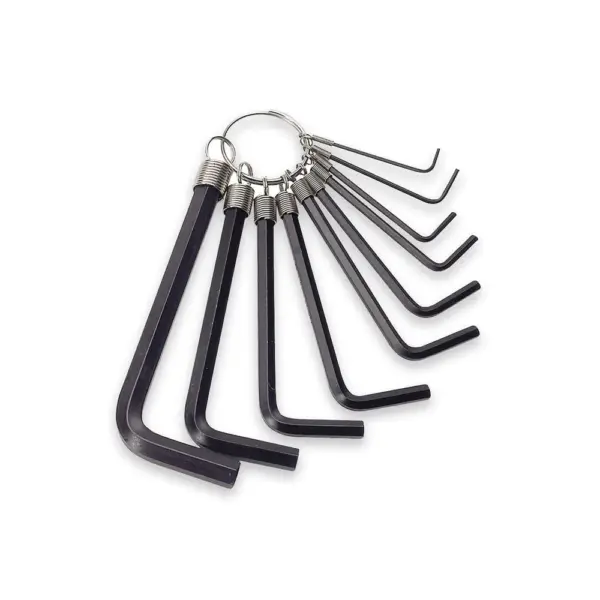 Juego Llaves Allen Hexagonales 10 Piezas Pulgadas